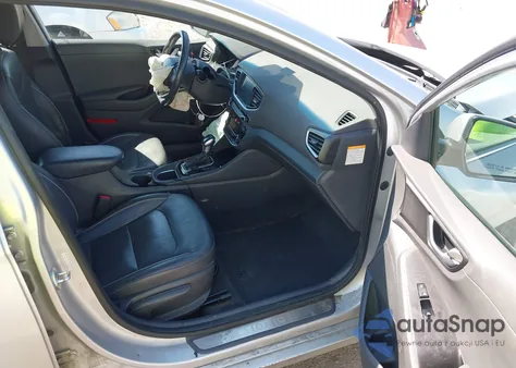 2017 Hyundai Ioniq Hybrid Limited из США, поврежденный, VIN KMHC85LC8HU023423